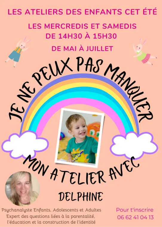 Les ateliers créatifs à visée thérapeutique de l'été pour les enfants à Versailles, Versailles, Delphine Mossang