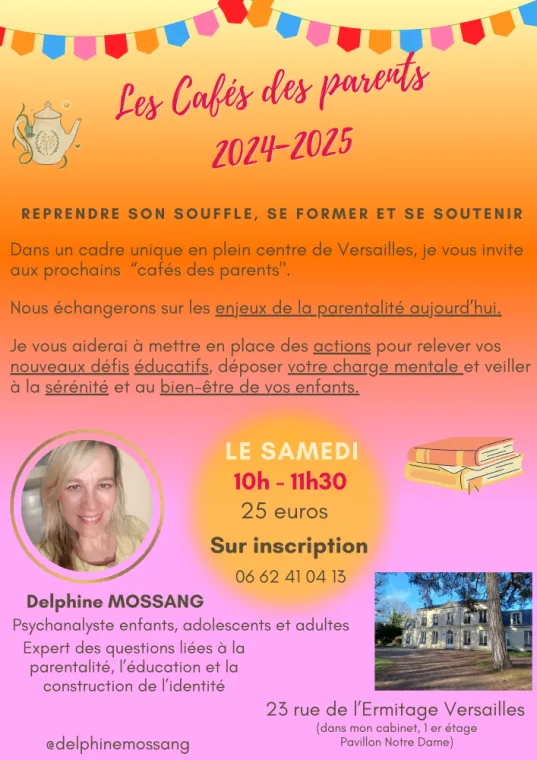Le café des parents en 2024 : un soutien à la parentalité à Versailles, Versailles, Delphine Mossang