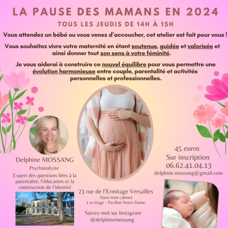 Un accompagnement personnalisé et thérapeutique pour les futures mamans proche de Paris 7ème, Versailles, Delphine Mossang