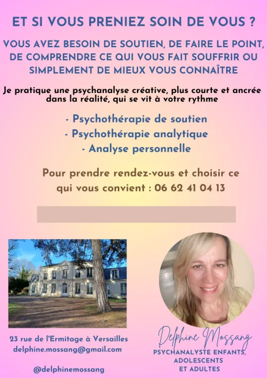Une psychothérapie pour prendre soin de vous cet été proche de Boulogne, Versailles, Delphine Mossang
